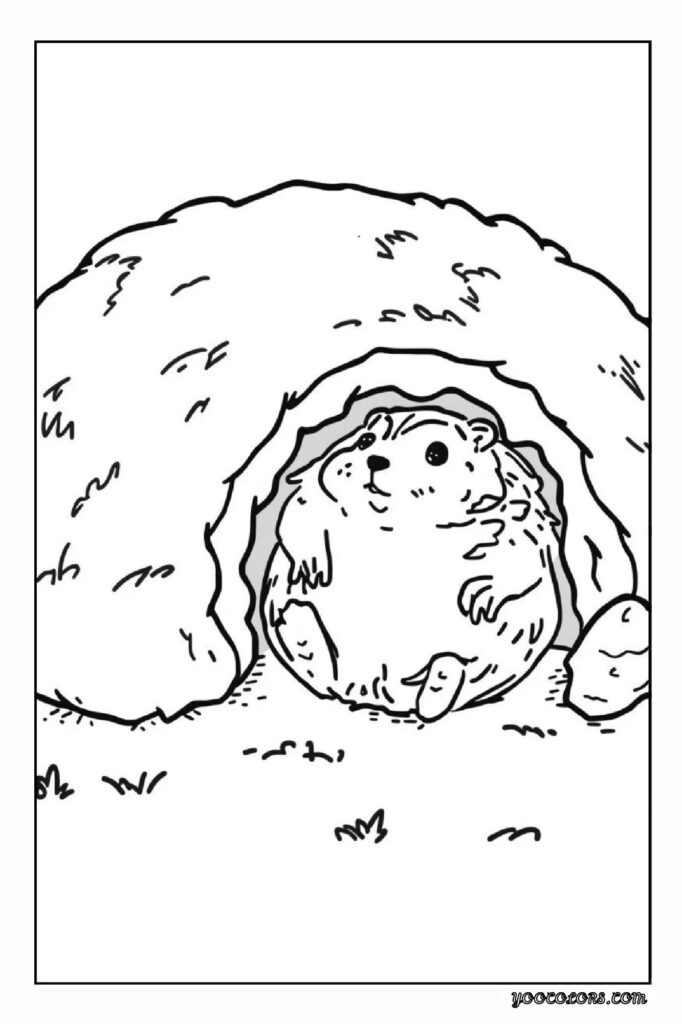 Groundhog Day Coloring Pages: A Fun, Screen-Free Winter Activity Kids Love 30 Groundhog Day Coloring Pages 1 pdf