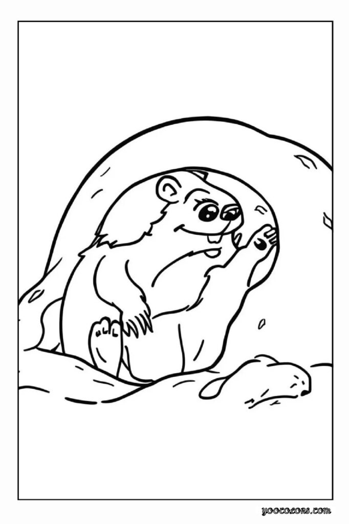 Groundhog Day Coloring Pages: A Fun, Screen-Free Winter Activity Kids Love 31 Groundhog Day Coloring Pages 2 pdf