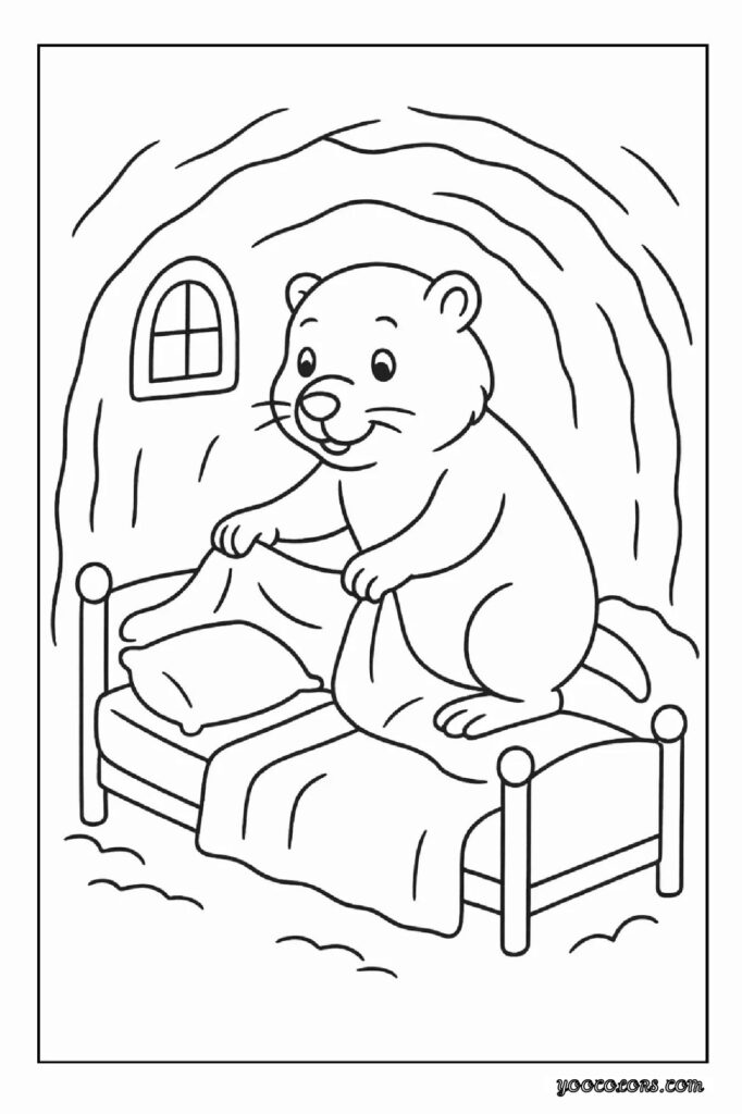 Groundhog Day Coloring Pages: A Fun, Screen-Free Winter Activity Kids Love 6 Groundhog Day Coloring Pages 25 pdf