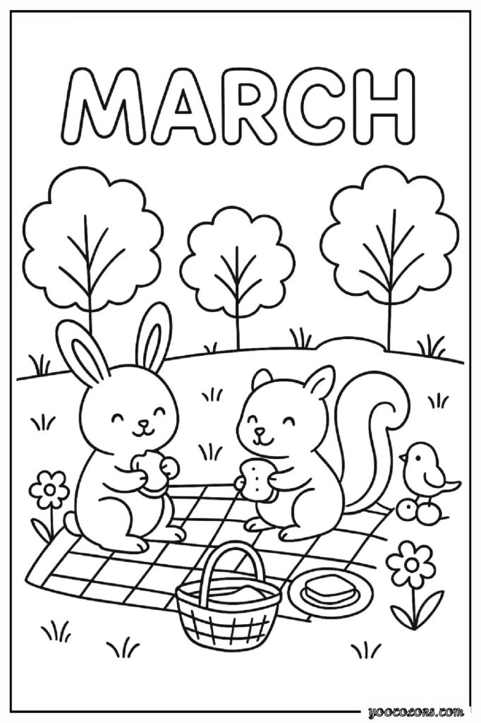 March Coloring Pages: Fun, Educational & Screen-Free Printables for Kids 10 MARCH COLORING PAGES 10 1 pdf