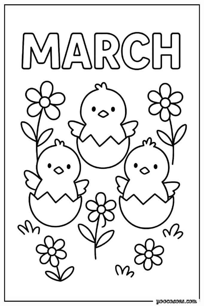 March Coloring Pages: Fun, Educational & Screen-Free Printables for Kids 13 MARCH COLORING PAGES 12 1 pdf