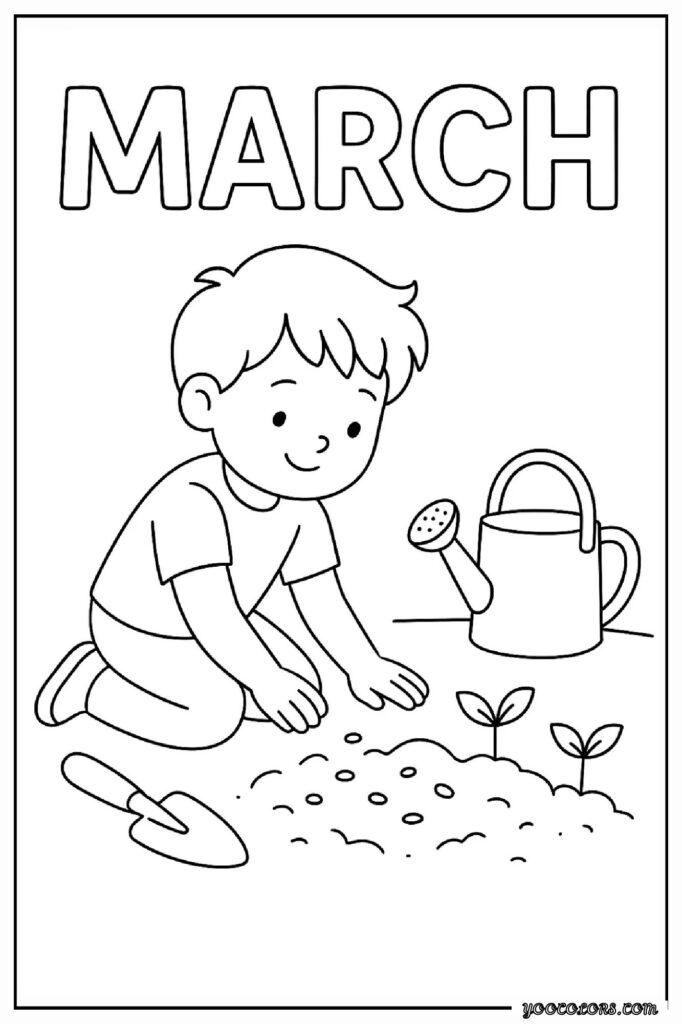 March Coloring Pages: Fun, Educational & Screen-Free Printables for Kids 15 MARCH COLORING PAGES 14 1 pdf