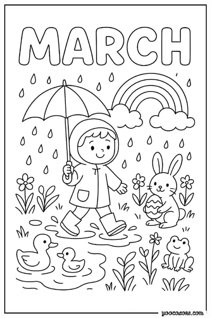 March Coloring Pages: Fun, Educational & Screen-Free Printables for Kids 5 MARCH COLORING PAGES 2 1 pdf