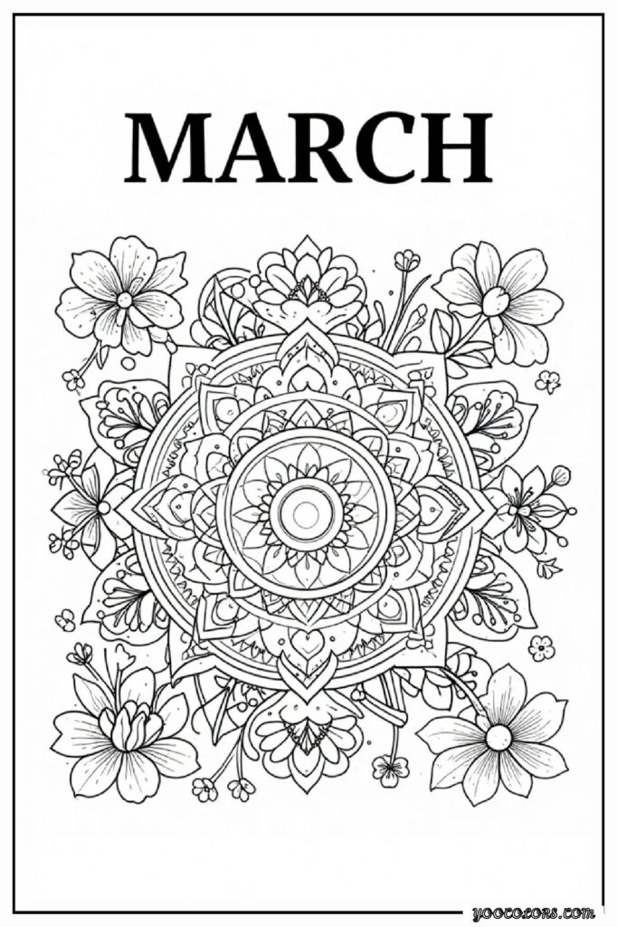 March Coloring Pages: Fun, Educational & Screen-Free Printables for Kids 35 MARCH COLORING PAGES 36 pdf