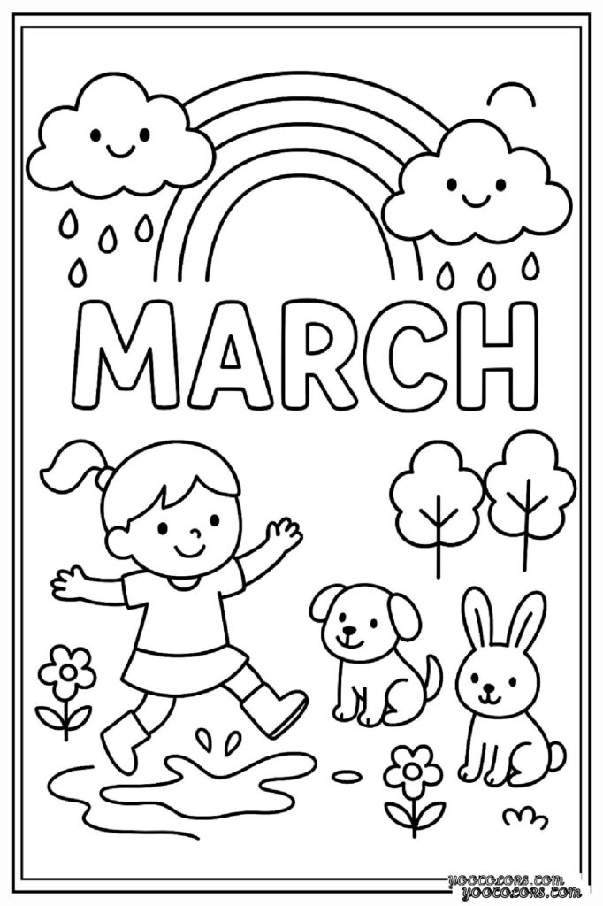 March Coloring Pages: Fun, Educational & Screen-Free Printables for Kids 6 MARCH COLORING PAGES 6 1 pdf