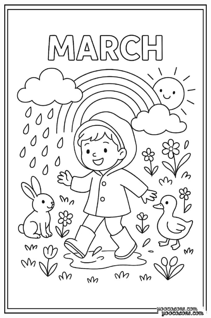 March Coloring Pages: Fun, Educational & Screen-Free Printables for Kids 9 MARCH COLORING PAGES 7 1 pdf
