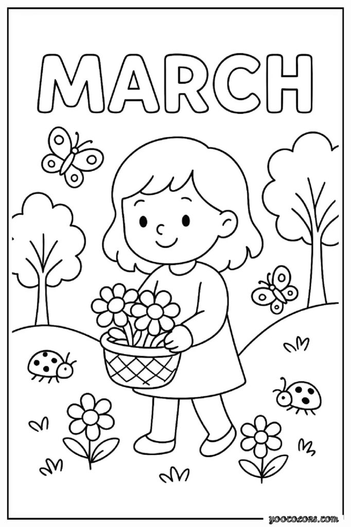 March Coloring Pages: Fun, Educational & Screen-Free Printables for Kids 8 MARCH COLORING PAGES 8 1 pdf