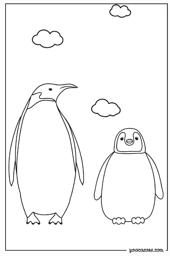 Penguin Coloring Pages: Simple Creative Fun for Everyone 3 Penguine coloring pages 23 pdf