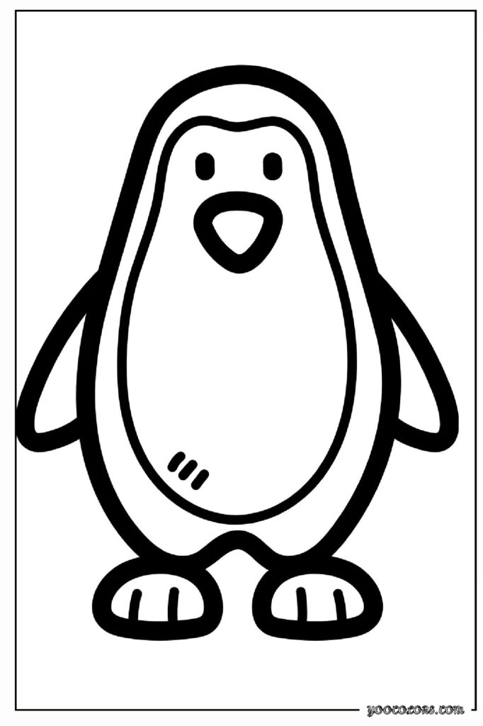 Penguin Coloring Pages: Simple Creative Fun for Everyone 26 Penguine coloring pages 24 pdf