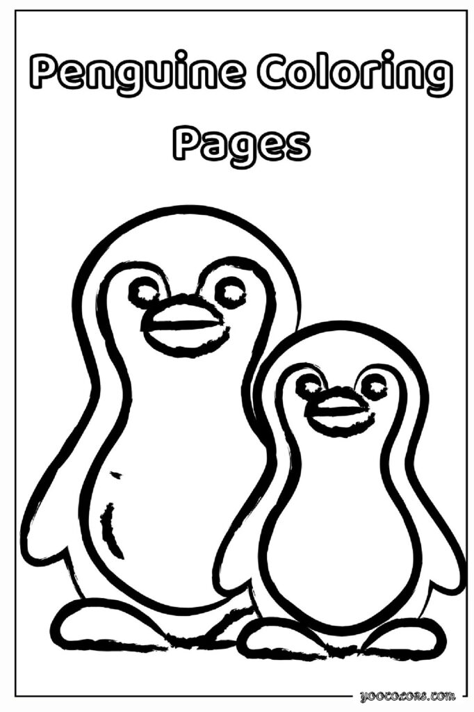Penguin Coloring Pages: Simple Creative Fun for Everyone 24 Penguine coloring pages 27 pdf