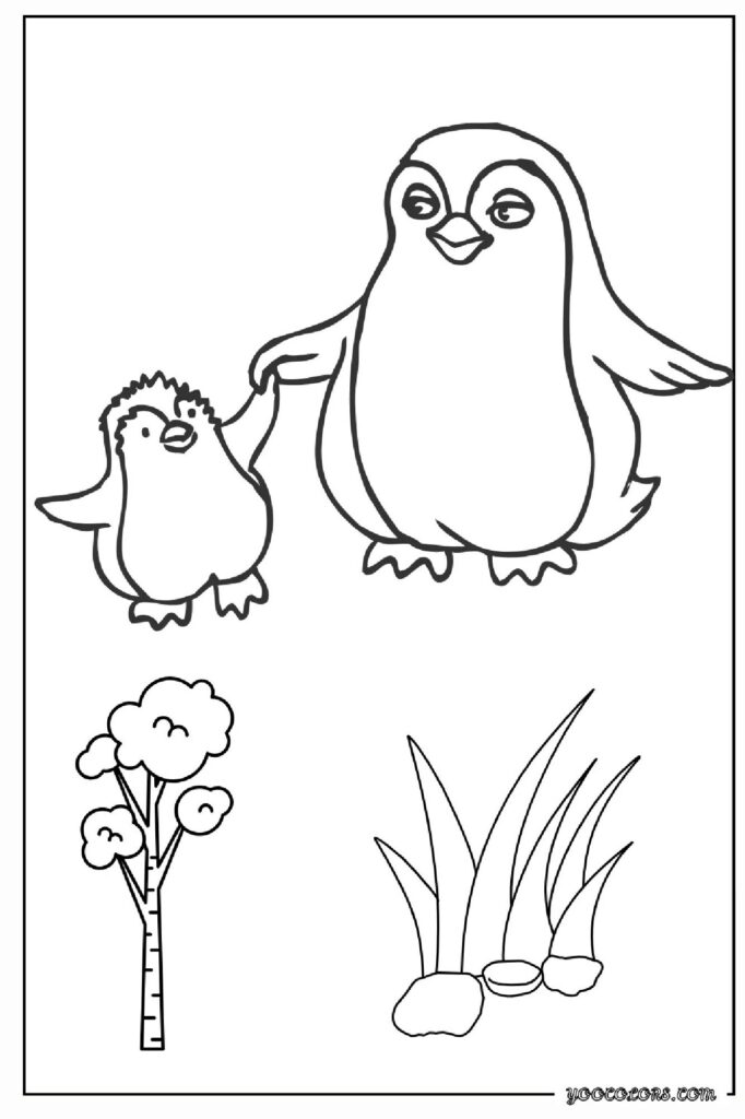 Penguin Coloring Pages: Simple Creative Fun for Everyone 25 Penguine coloring pages 28 pdf