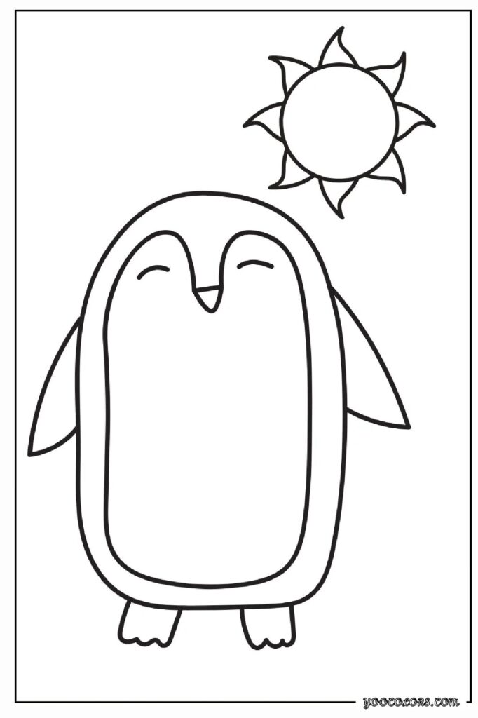 Penguin Coloring Pages: Simple Creative Fun for Everyone 23 Penguine coloring pages 30 pdf