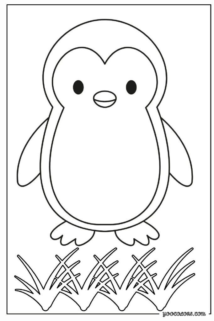 Penguin Coloring Pages: Simple Creative Fun for Everyone 21 Penguine coloring pages 31 pdf