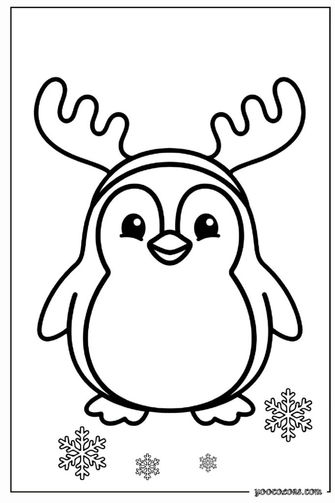 Penguin Coloring Pages: Simple Creative Fun for Everyone 20 Penguine coloring pages 32 pdf