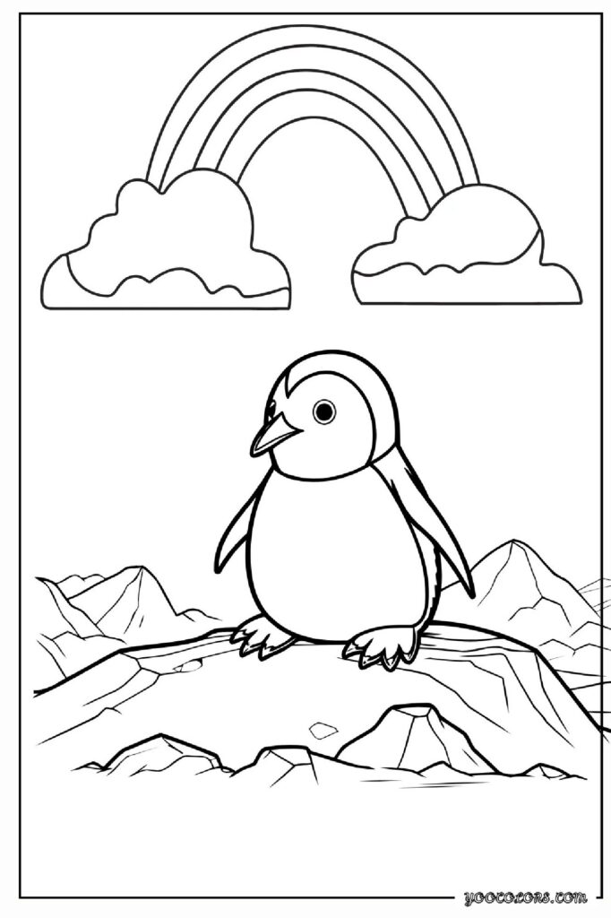 Penguin Coloring Pages: Simple Creative Fun for Everyone 15 Penguine coloring pages 39 pdf