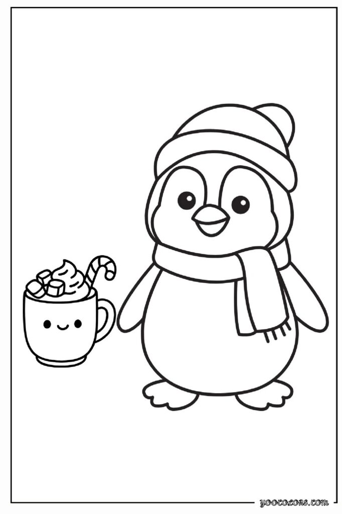 Penguin Coloring Pages: Simple Creative Fun for Everyone 12 Penguine coloring pages 40 pdf