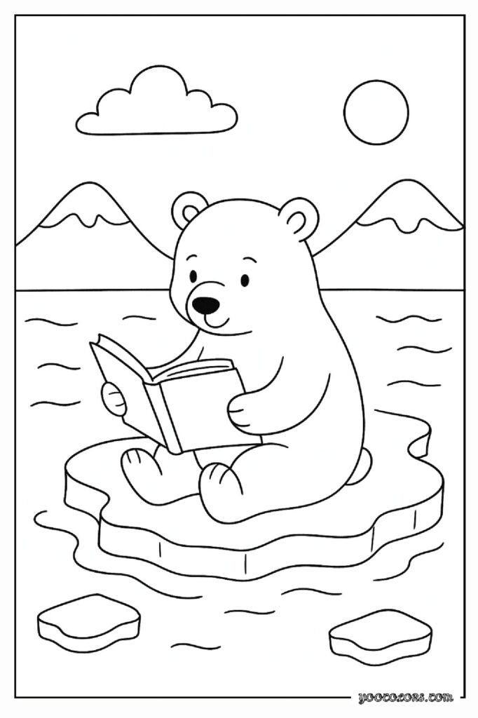 40 Polar Bear Coloring Pages: Cozy Winter Fun You Can Print Today 9 Polar bear coloring pages 10 1 pdf