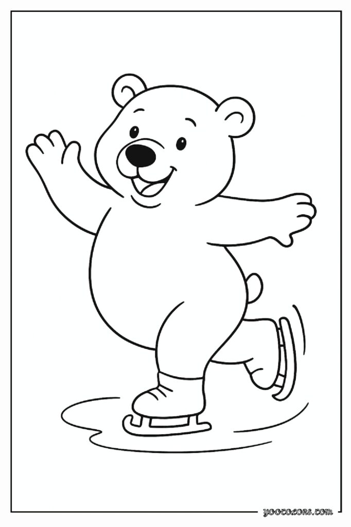 40 Polar Bear Coloring Pages: Cozy Winter Fun You Can Print Today 14 Polar bear coloring pages 13 2 pdf