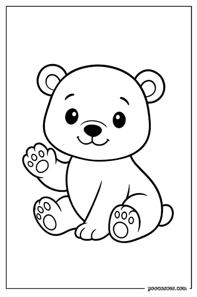 40 Polar Bear Coloring Pages: Cozy Winter Fun You Can Print Today 23 Polar bear coloring pages 23 pdf