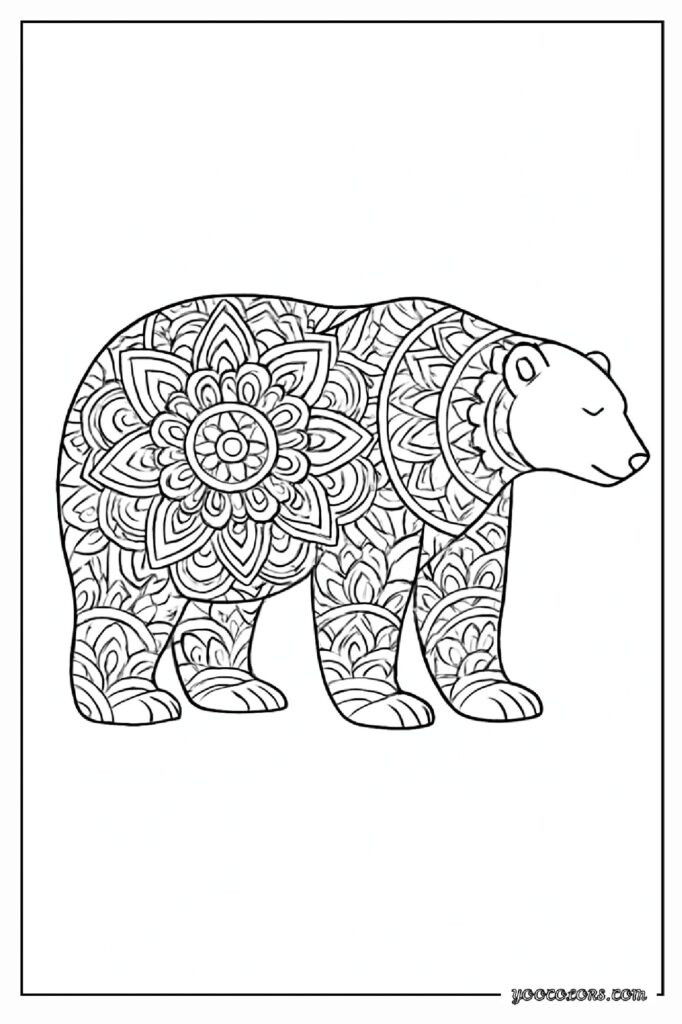 40 Polar Bear Coloring Pages: Cozy Winter Fun You Can Print Today 4 Polar bear coloring pages 3 2 pdf