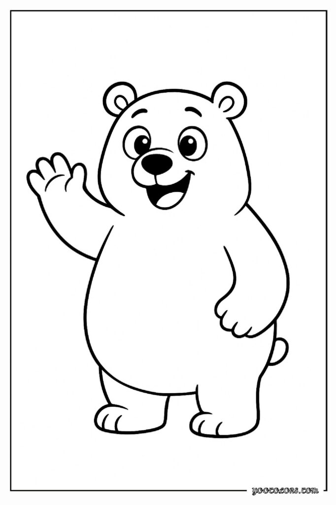 40 Polar Bear Coloring Pages: Cozy Winter Fun You Can Print Today 31 Polar bear coloring pages 32 pdf