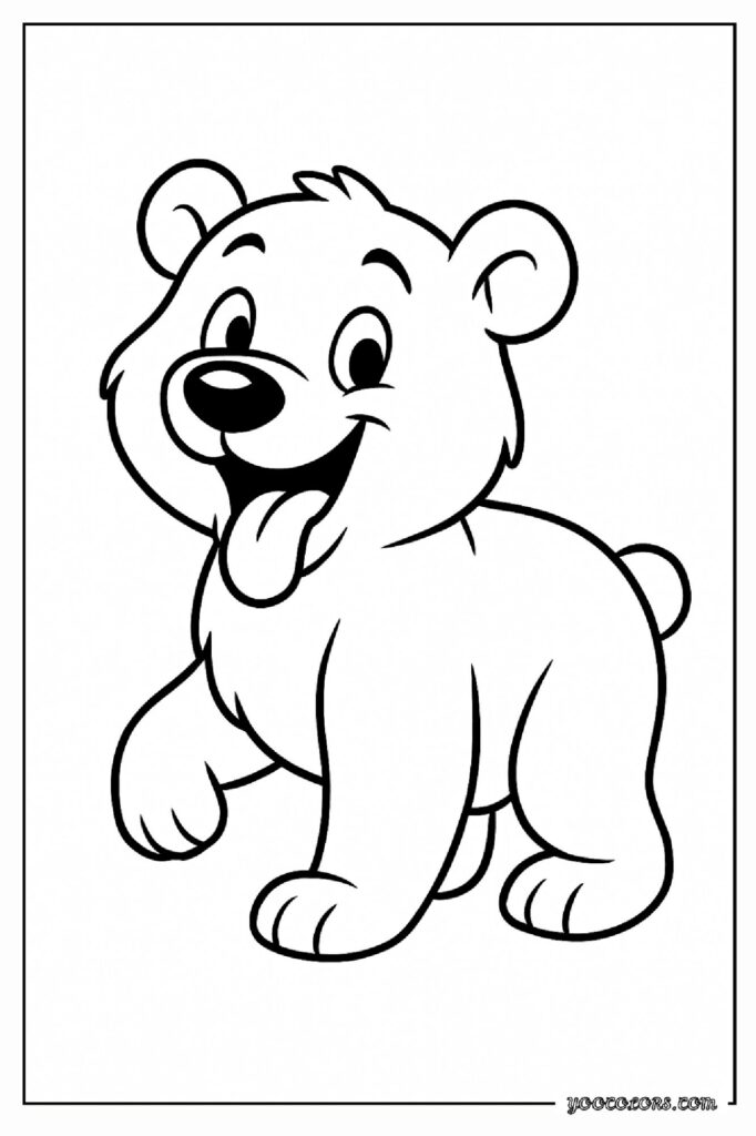 40 Polar Bear Coloring Pages: Cozy Winter Fun You Can Print Today 34 Polar bear coloring pages 33 pdf