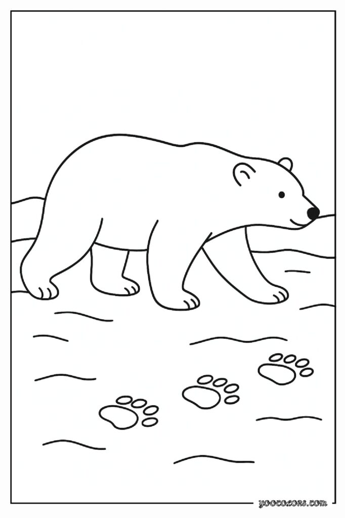 40 Polar Bear Coloring Pages: Cozy Winter Fun You Can Print Today 6 Polar bear coloring pages 5 2 pdf