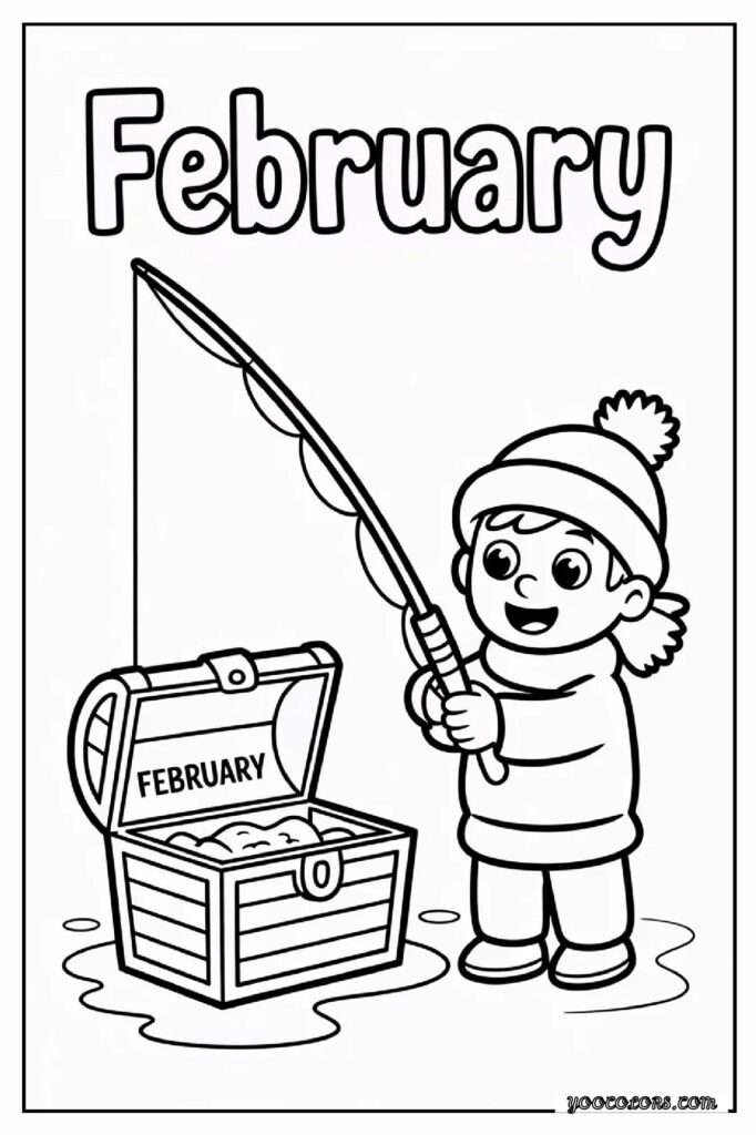 February Coloring Pages: Cozy Winter Fun, Love-Themed Art, and Creative Moments 17 february coloring pages 18 pdf