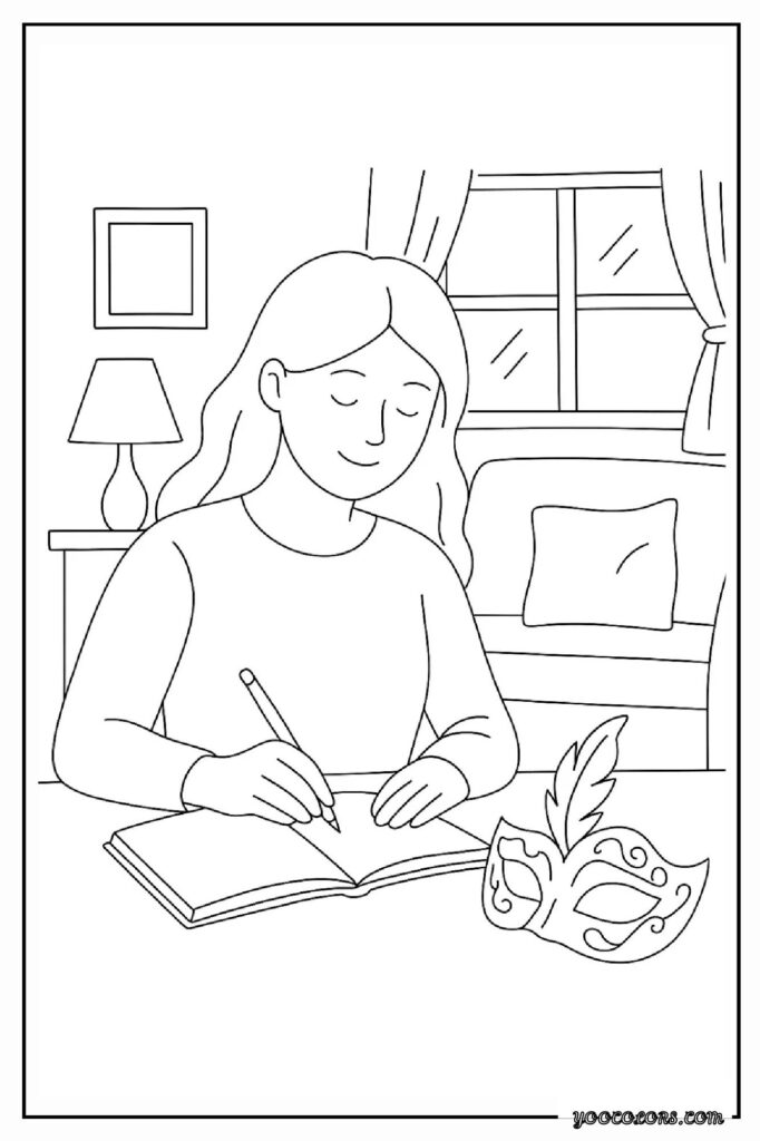 Mardi Gras Coloring Pages: Fun, Festive & Creative Printables for Kids 21 mardi gras COLORING PAGES 18 pdf