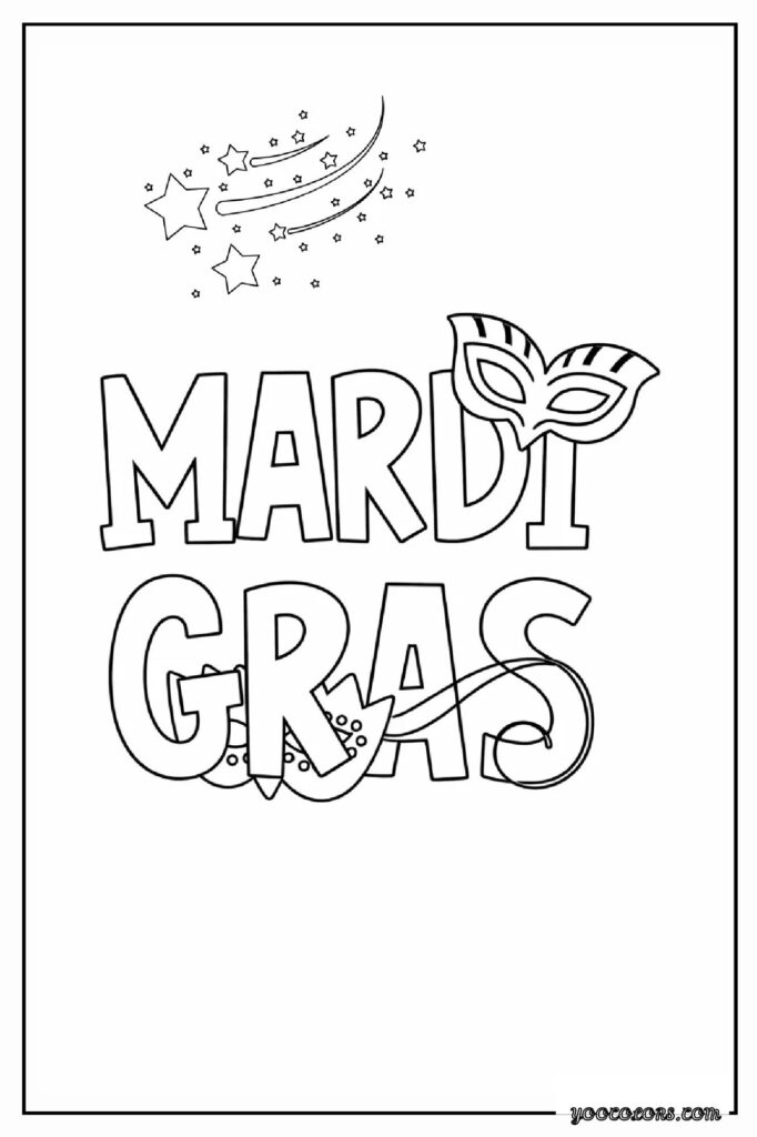Mardi Gras Coloring Pages: Fun, Festive & Creative Printables for Kids 4 mardi gras COLORING PAGES 3 pdf