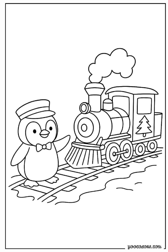 Penguin Coloring Pages: Simple Creative Fun for Everyone 8 penguine coloring pages 4 pdf