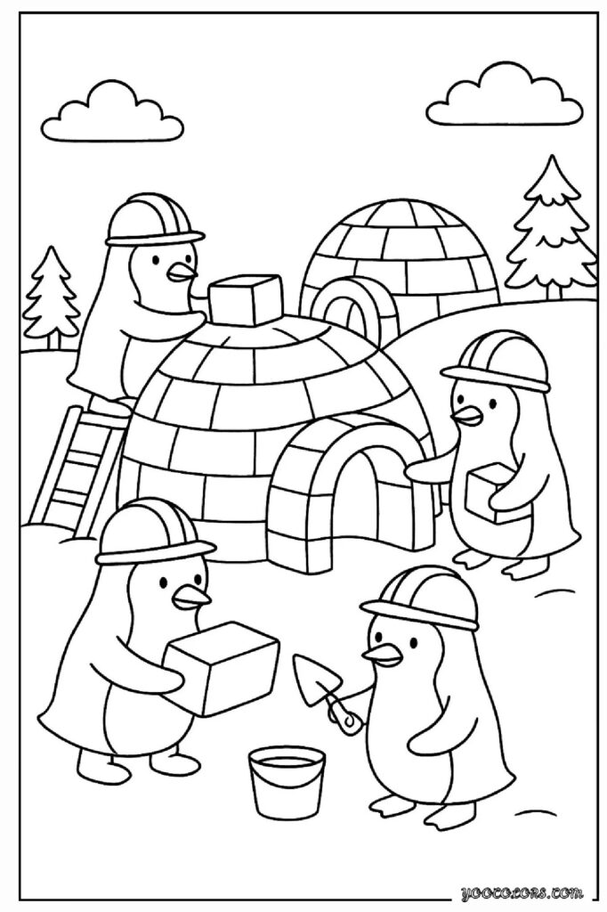 Penguin Coloring Pages: Simple Creative Fun for Everyone 7 penguine coloring pages 7 pdf