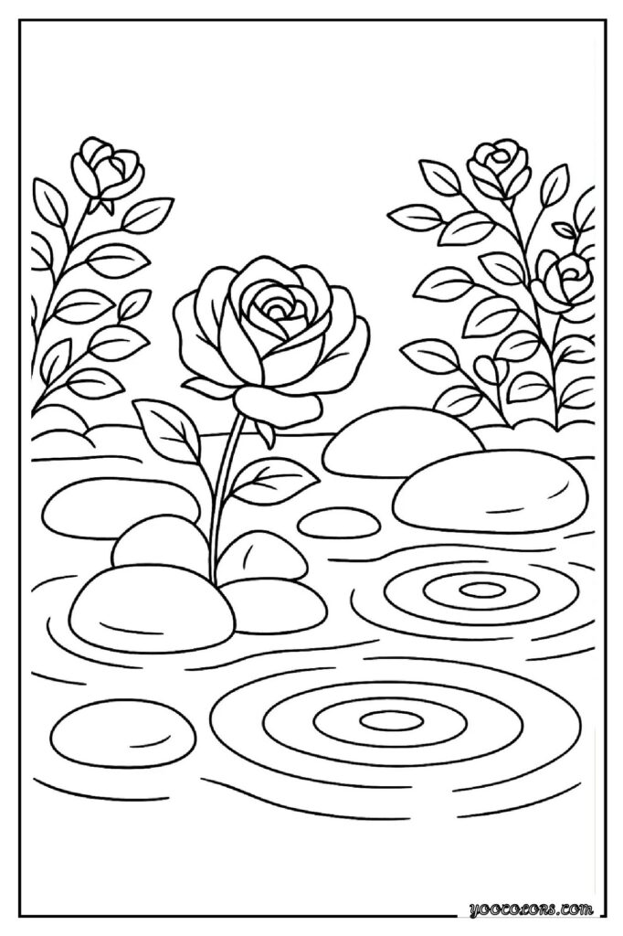 Rose Coloring Pages: A Timeless, Creative Escape for Kids and Adults 12 rose coloring pages 13 pdf