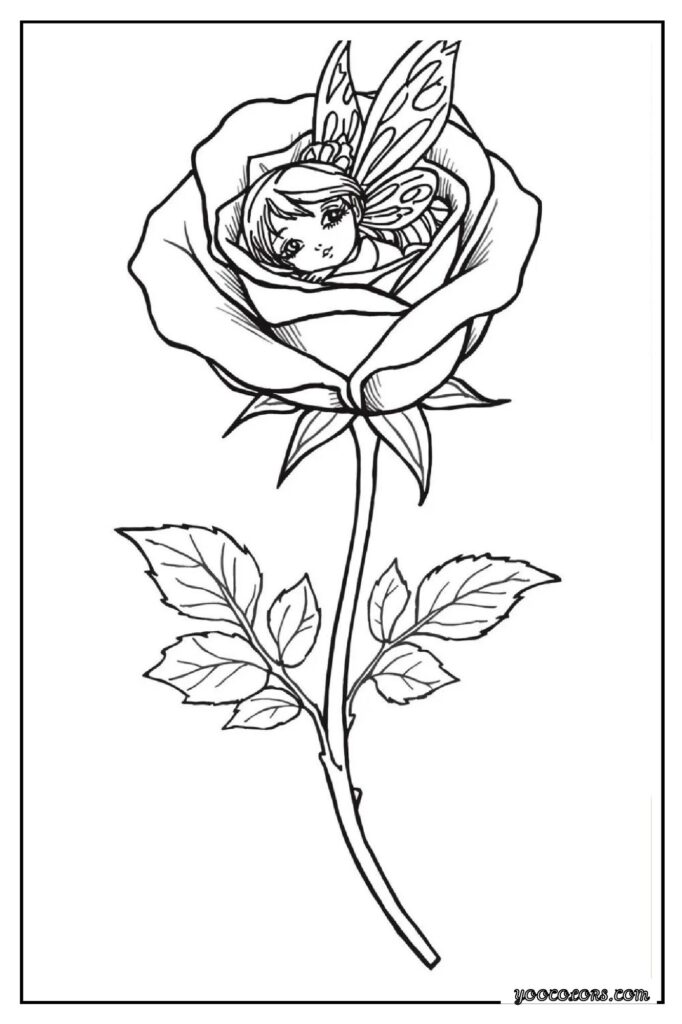 Rose Coloring Pages: A Timeless, Creative Escape for Kids and Adults 6 rose coloring pages 2 pdf