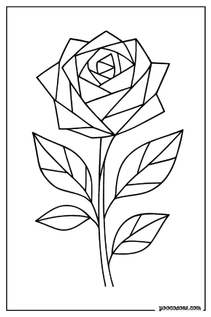Rose Coloring Pages: A Timeless, Creative Escape for Kids and Adults 22 rose coloring pages 25 pdf