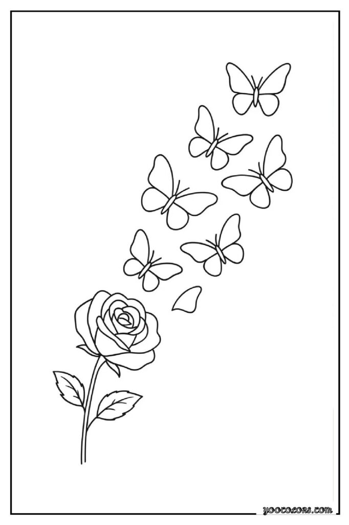 Rose Coloring Pages: A Timeless, Creative Escape for Kids and Adults 25 rose coloring pages 26 pdf