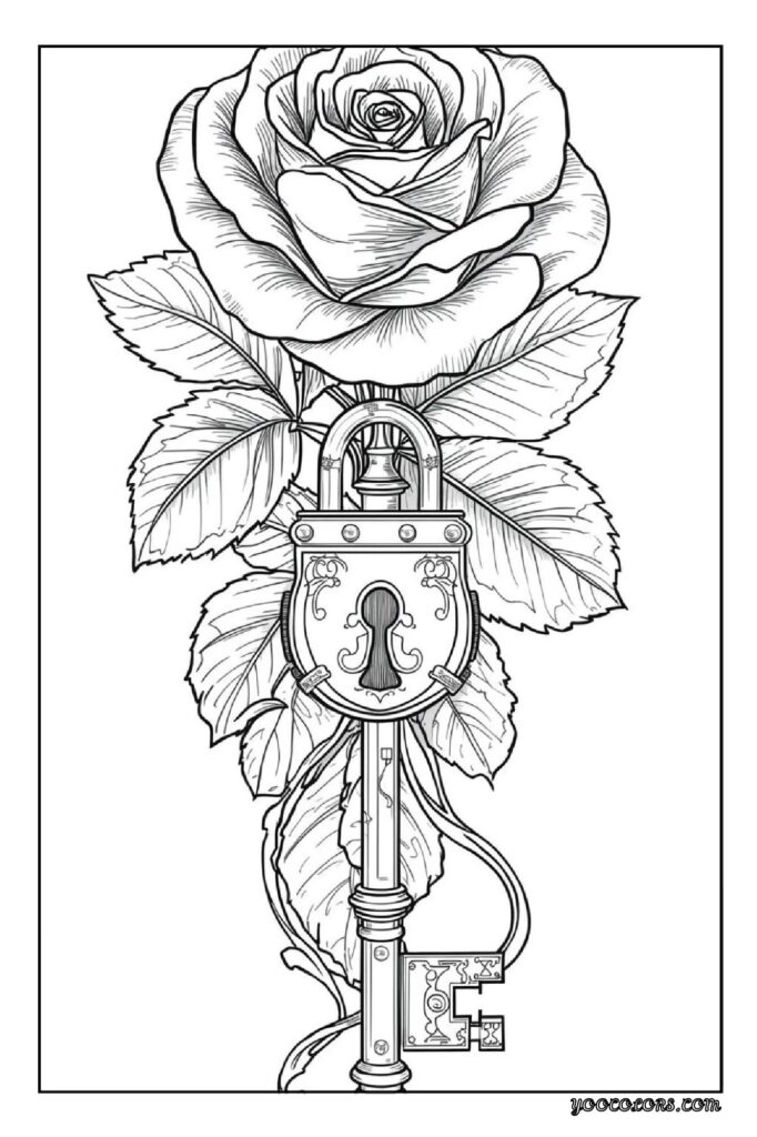 Rose Coloring Pages: A Timeless, Creative Escape for Kids and Adults 5 rose coloring pages 5 pdf