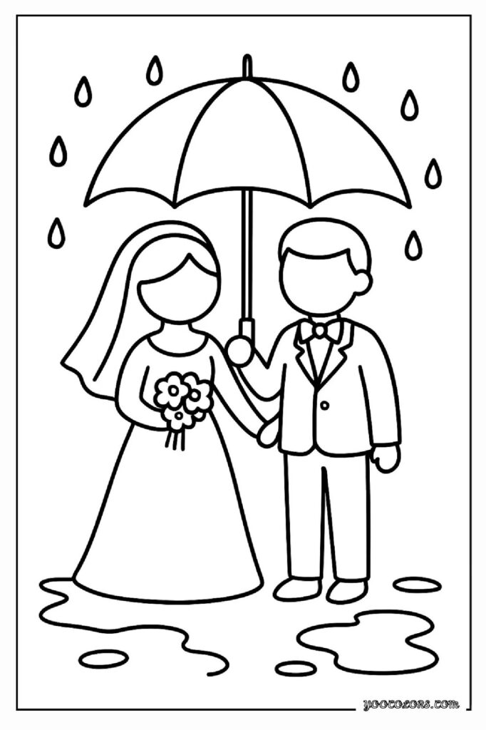 Wedding Coloring Pages: A Sweet, Screen-Free Activity Kids and Adults Will Love 26 wedding coloring pages 1 pdf
