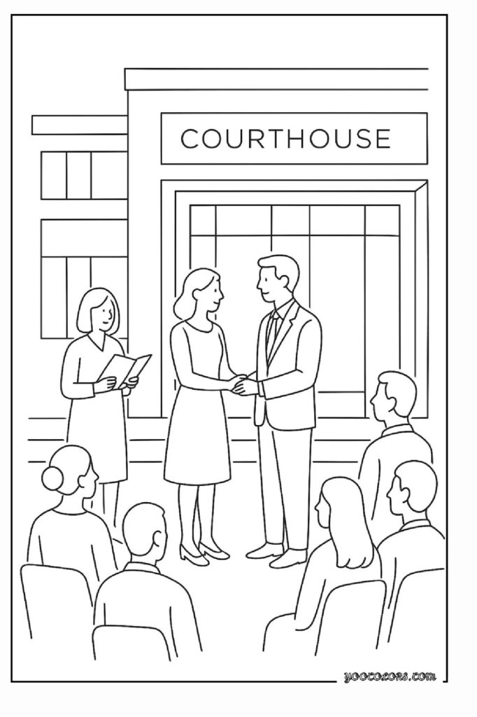 Wedding Coloring Pages: A Sweet, Screen-Free Activity Kids and Adults Will Love 21 wedding coloring pages 10 pdf