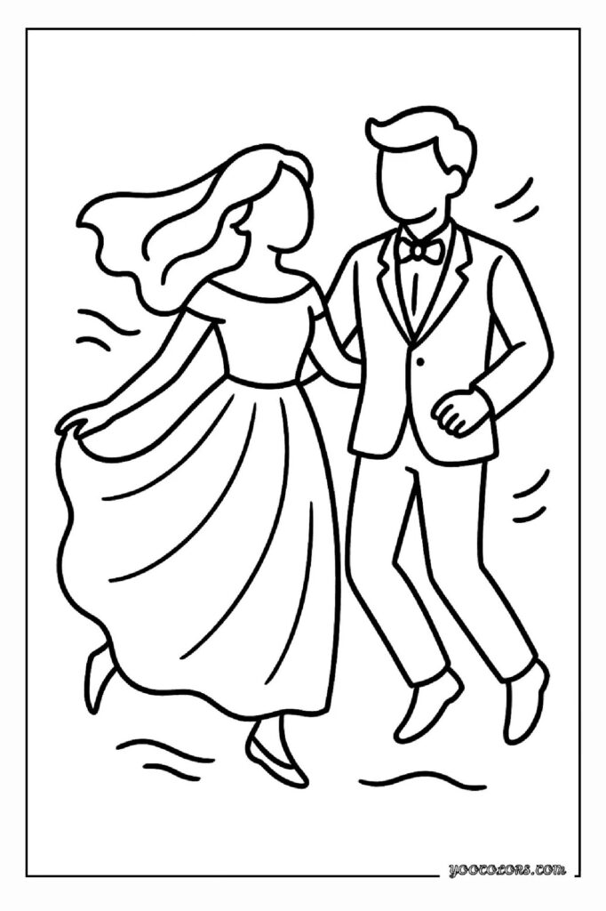 Wedding Coloring Pages: A Sweet, Screen-Free Activity Kids and Adults Will Love 18 wedding coloring pages 13 pdf