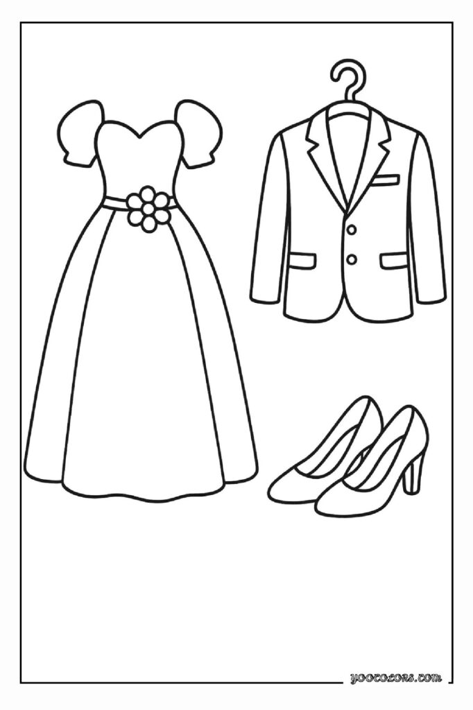 Wedding Coloring Pages: A Sweet, Screen-Free Activity Kids and Adults Will Love 16 wedding coloring pages 15 pdf