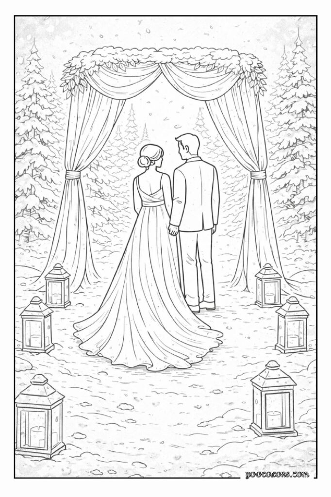 Wedding Coloring Pages: A Sweet, Screen-Free Activity Kids and Adults Will Love 15 wedding coloring pages 18 pdf