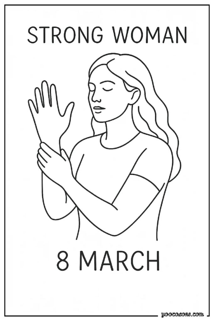 Women’s Day Coloring Pages: A Fun & Empowering Way to Celebrate Strong Women 🌸 15 womens day coloring pages 13 pdf