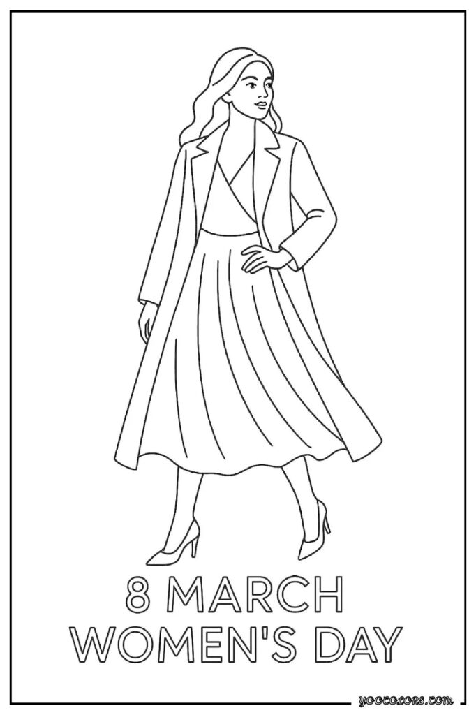 Women’s Day Coloring Pages: A Fun & Empowering Way to Celebrate Strong Women 🌸 2 womens day coloring pages 2 pdf