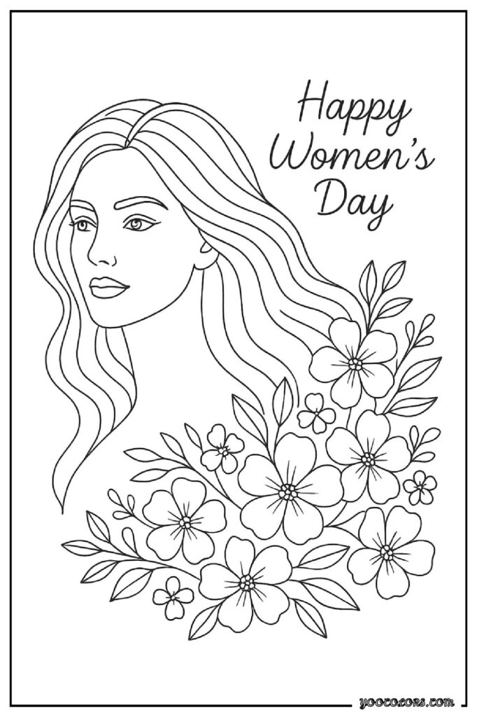 Women’s Day Coloring Pages: A Fun & Empowering Way to Celebrate Strong Women 🌸 6 womens day coloring pages 6 pdf