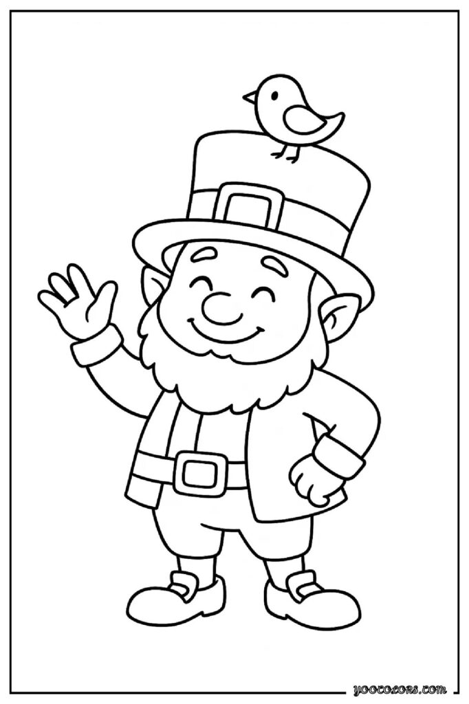 Leprechaun Coloring Pages: A Fun, Screen-Free Way to Celebrate St. Patrick’s Day 🍀 2 leprechaun coloring pagess 1 pdf