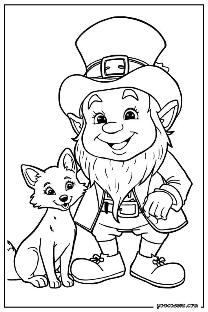 Leprechaun Coloring Pages: A Fun, Screen-Free Way to Celebrate St. Patrick’s Day 🍀 15 leprechaun coloring pagess 13 pdf