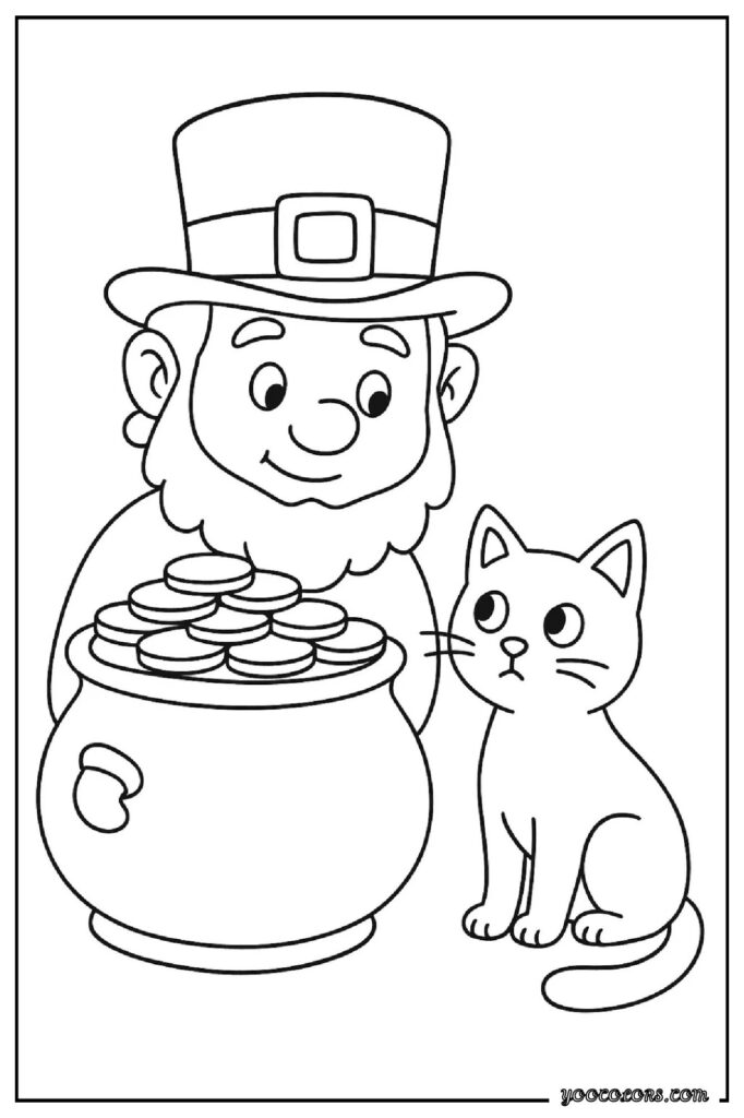 Leprechaun Coloring Pages: A Fun, Screen-Free Way to Celebrate St. Patrick’s Day 🍀 5 leprechaun coloring pagess 2 pdf