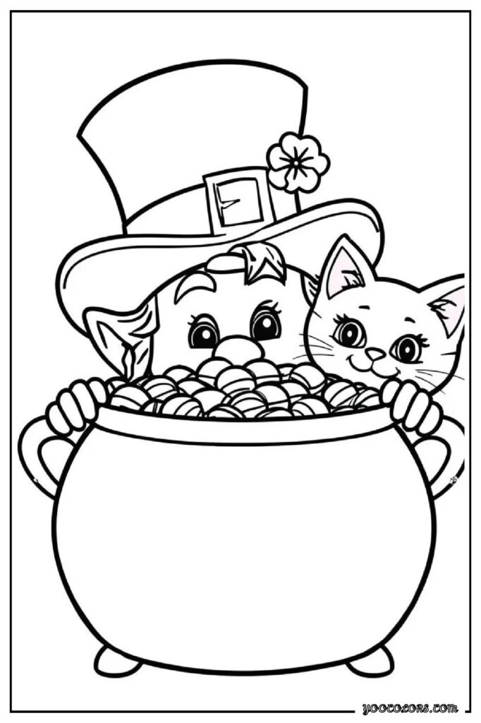 Leprechaun Coloring Pages: A Fun, Screen-Free Way to Celebrate St. Patrick’s Day 🍀 7 leprechaun coloring pagess 4 pdf