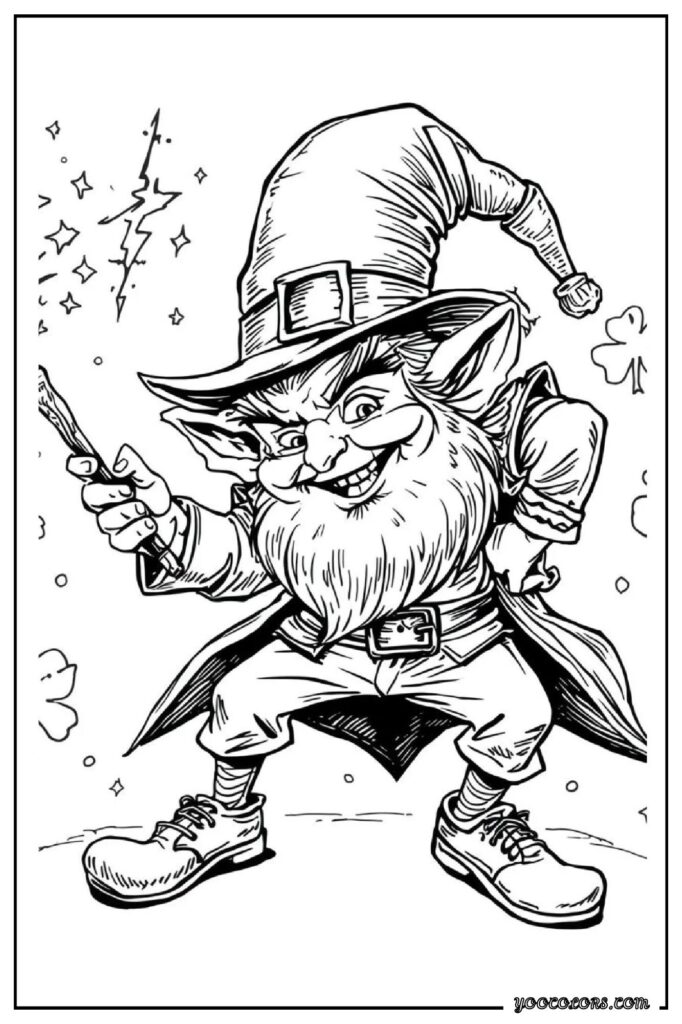 Leprechaun Coloring Pages: A Fun, Screen-Free Way to Celebrate St. Patrick’s Day 🍀 11 leprechaun coloring pagess 8 pdf